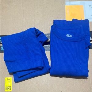 Fruit of the Loom Royal Blue Thermal Set